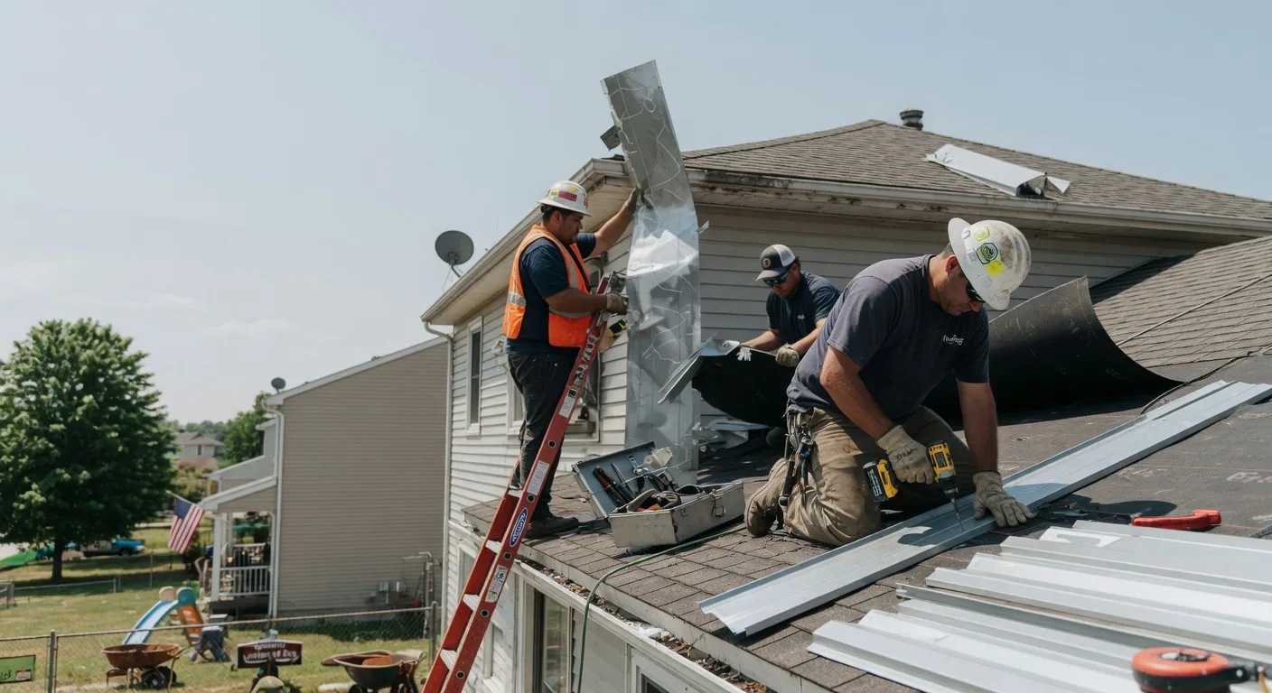 Storm Damage Metal Roof Repair in La Jara, NM